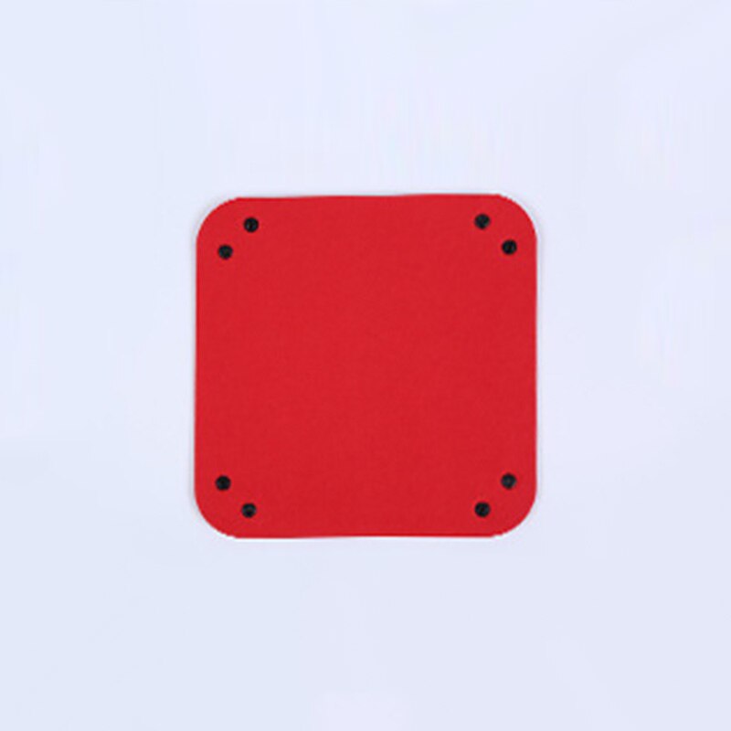 Fabric Felt Desktop Storage Box Home Living Supplies Storage Box Non-Woven Debris Storage Tray Foldable: Red