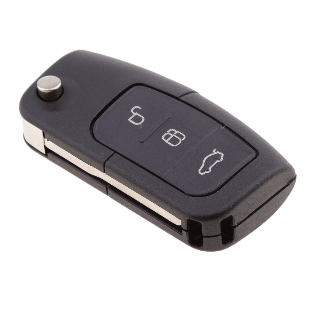 Car 3-Button Remote Key Fob 4D63 Chip For Ford C-Max Fiesta Fusion