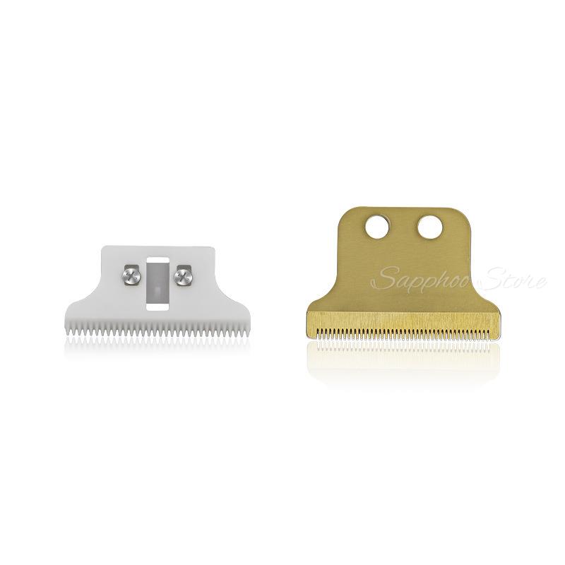 Cuchilla cortadora de pelo eléctrica para cortadora Wahl Detail 8081, juego de cuchillas de repuesto, cabezal para cortadora de pelo de titanio y cerámica: Rojo