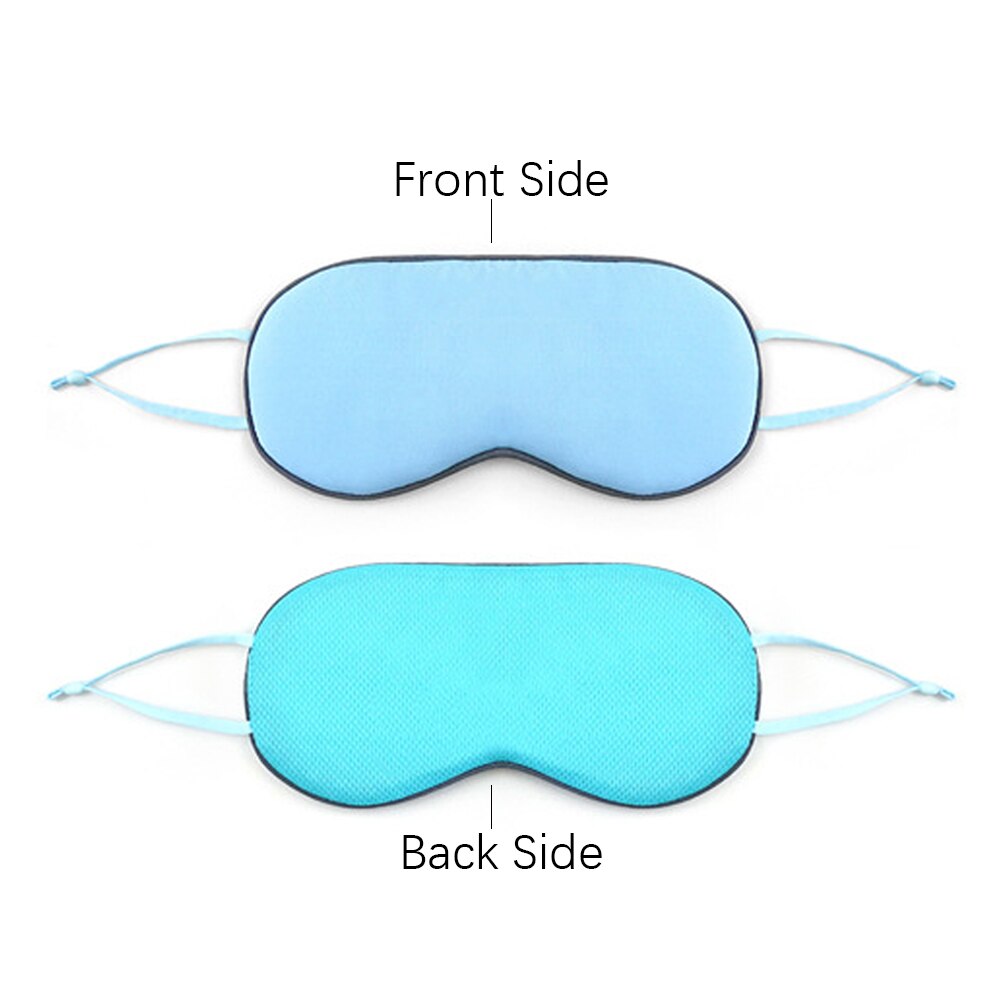 1pc dubbelzijdige slaapmaskers van ijszijde, oogmasker met schaduw, blinddoek, verstelbare ooglap, reisontspanningshulpmiddelen voor de ogen: 04