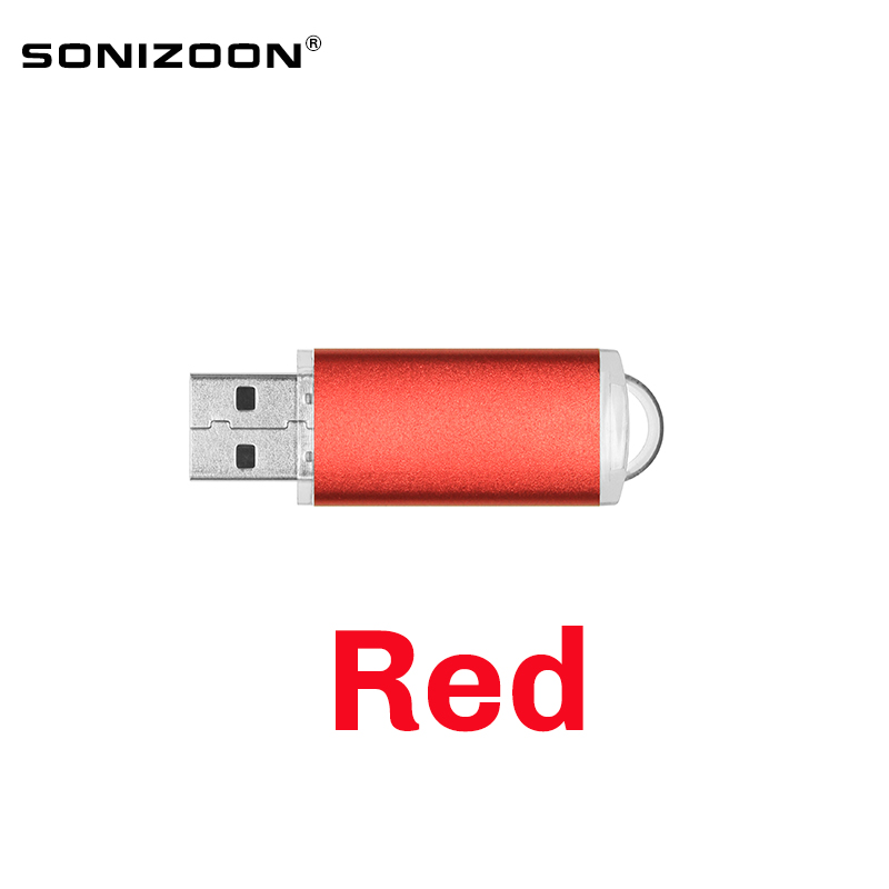 《Speciale aanbieding》USB Flash Drive 64GB Inventarisopruiming U Disk 32GB MLC Kwaliteitsborging Gratis post USB Drive: Rood / 64GB
