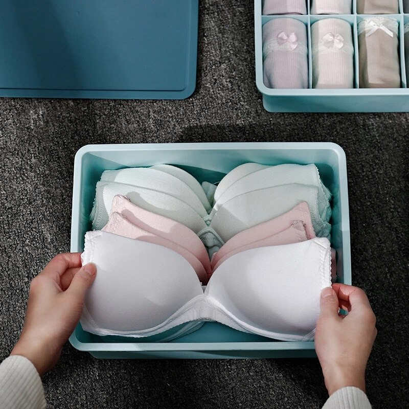 Sous-Vêtements En Plastique Boîte Muit Multifonctions Cravates Chaussettes Short Rangement Placard Tiroir Organisateur Boîte