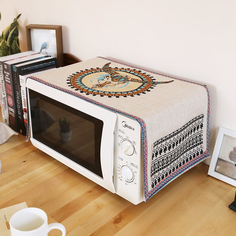 Microwave Oven Cover Fabric Dust Cover Oven Cover Towel microwave cover kitchen aid mixer