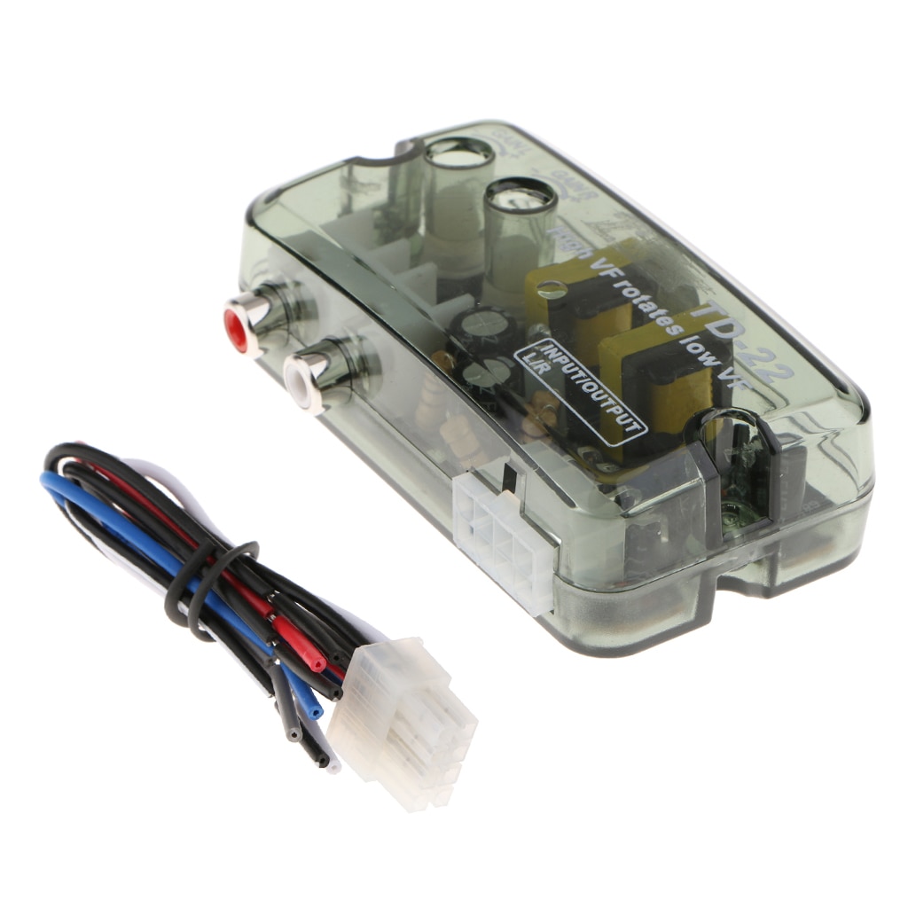 Car Audio REM Subwoofer High To Low Level Output Converter w/ Adapter Wire