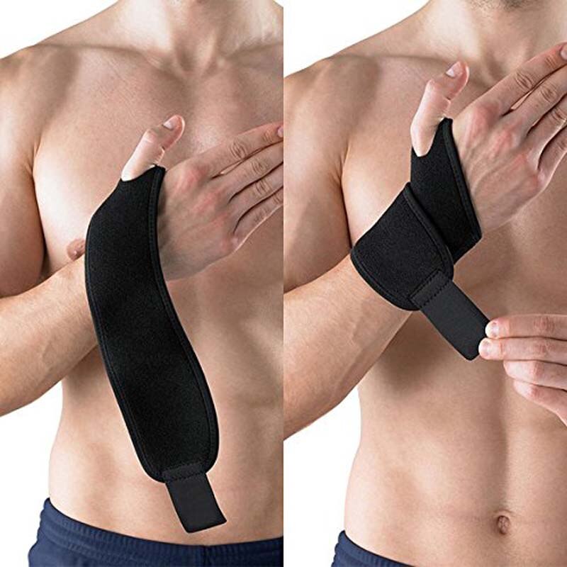 Omkeerbaar Sport Pols Brace, gemonteerd Rechts/Links Duim Stabilisator, Polssteun Wrap voor Badminton Tennis Gewichtheffen
