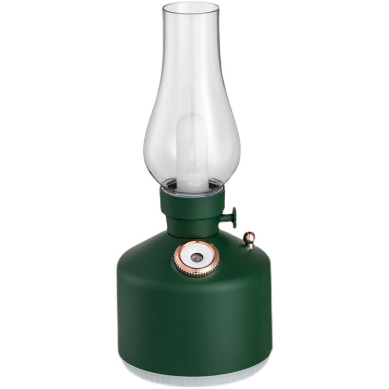 Retro Lamp Luchtbevochtiger Draadloze Aroma Diffuser Oplaadbare Essentiële Olie Humidificador Kleur Lichten Cool Mist Voor