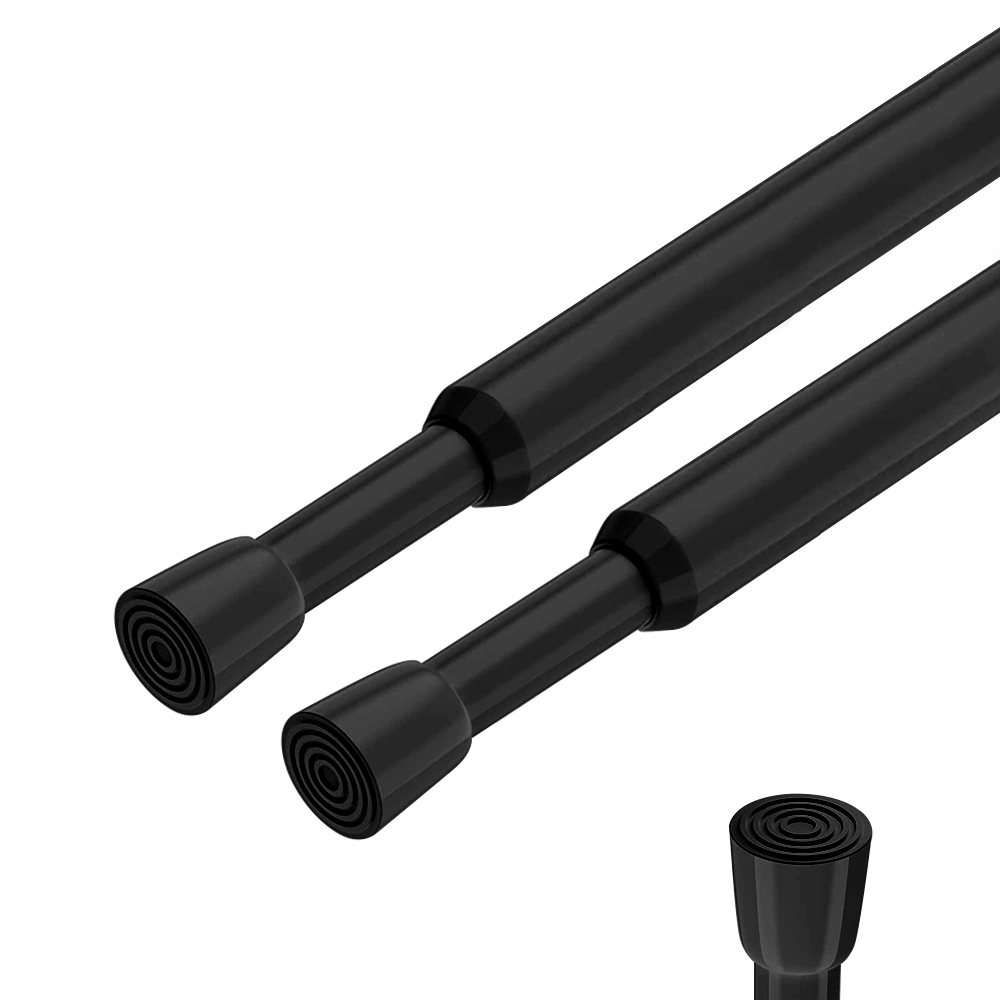 Multifunctional Spring Loaded Extendable Telescopic Rod Adjustable Curtain Rail Pole Household Hanging Rods For Window Bathroom