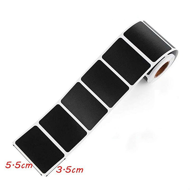 120Pcs Blackboard Stickers Label Reusable DIY Writable Stickers for kitchen Jars Removable Waterproof Chalkboard Labels sticker