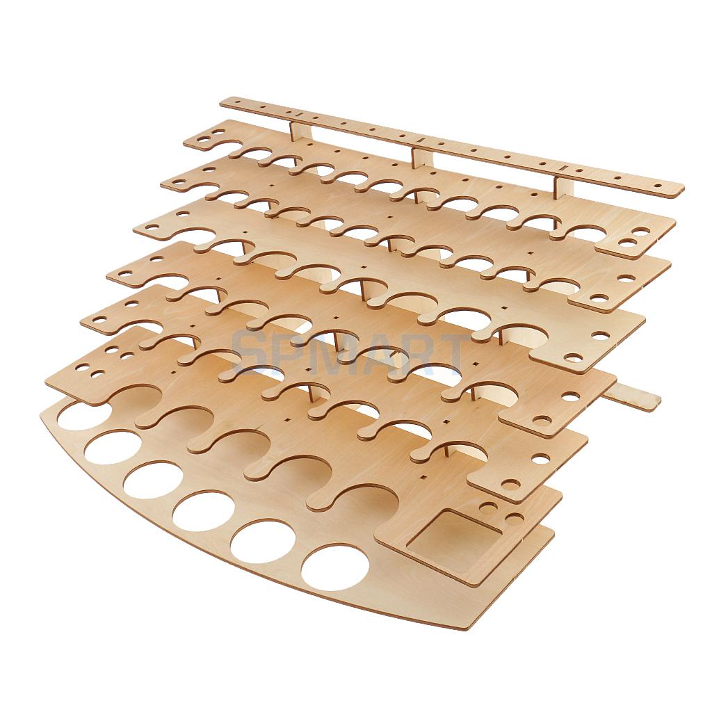 Verf Flessen Rack Model Organizer Schilderij Borstels Opslag Houder Gereedschap Stand: 2