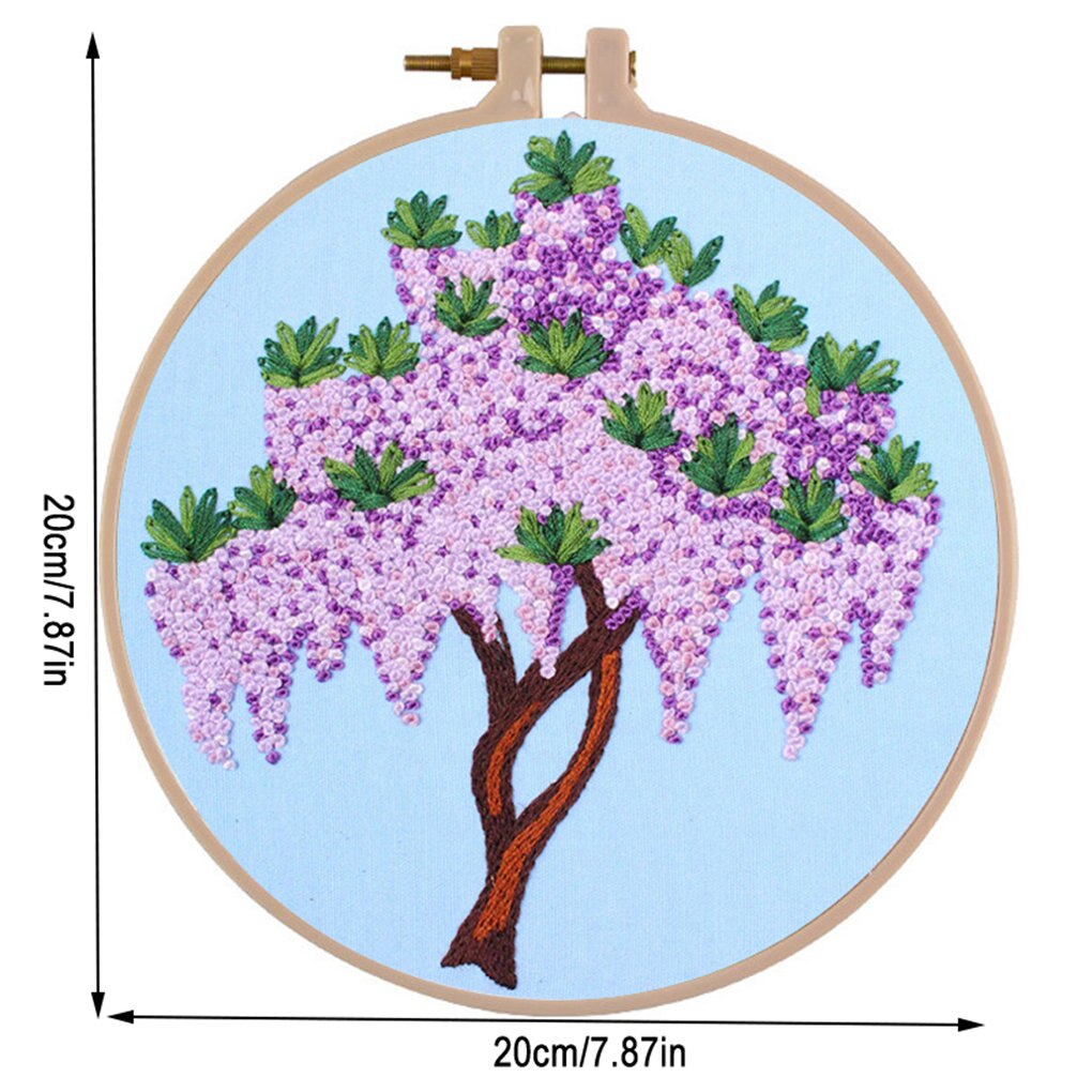 Handmade Embroidery Kit DIY Cross Stitch Material Package Home Handwork Tool for Beginner,