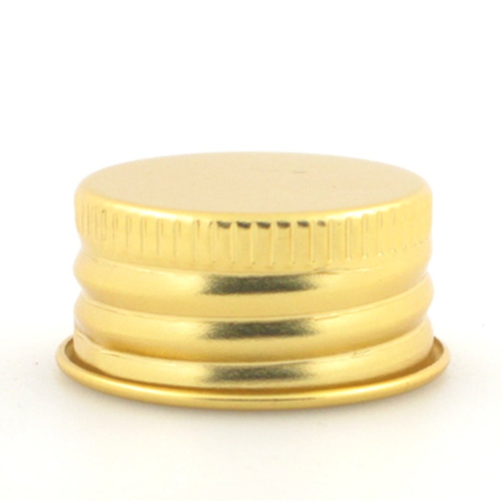 100ml aluminium Flessen, lege ronde sliver metalen fles met bekleed goud/zilver aluminium cap