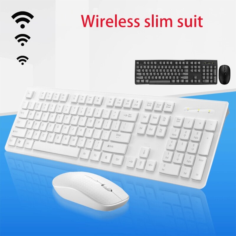 Rechargeable Wireless Keyboard And Mouse Ergonomic Mice Keyboard Mouse Set 35EA