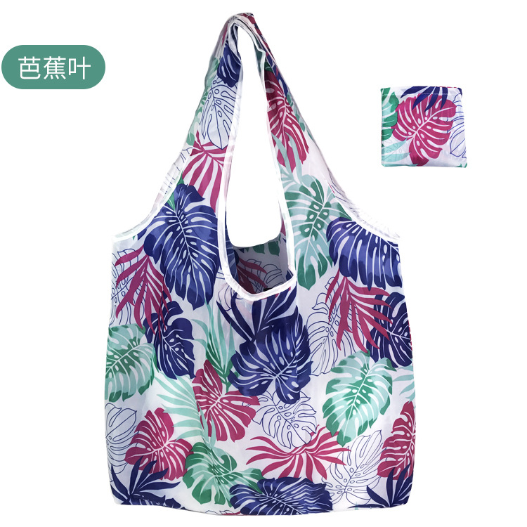 Big Polyester ECO Folding Bag Reusable Shopping Bags for Market Foldable Shop Bag Eco-friend Reduce Plastic