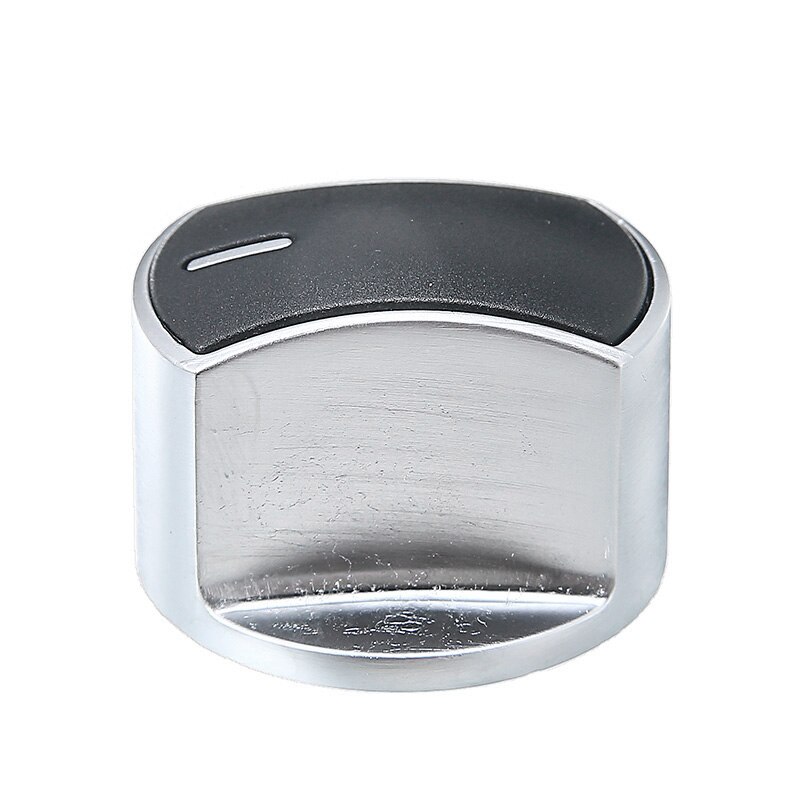 6PCS/Set Metal Gas Stove Knobs Durable Kitchen Cooker Oven Hob 6mm Universal Silver Gas Stove Control Knobs Handle Switch