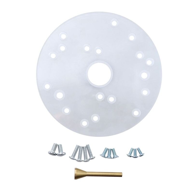 Universal Router Base Plate Template Guides Woodworking Milling Machine Bases with Centering Pin