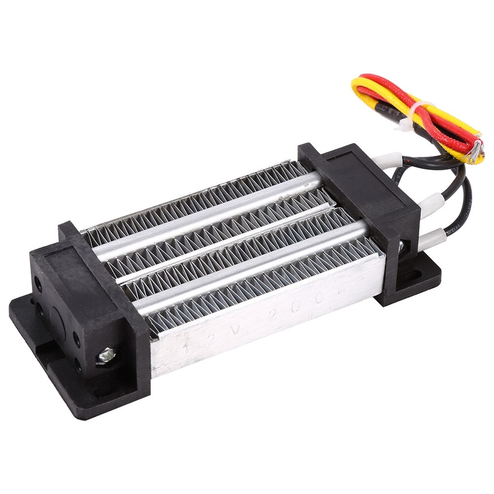 Calentadores eléctricos PTC de 200W DC 12V aislamiento de cerámica termostático de alta potencia PTC elemento calefactor Hardware calentadores para el hogar