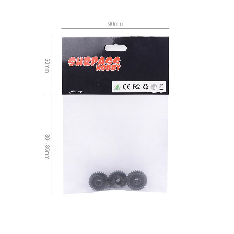 Överträffa-hobby  m0.6 5mm 17t 18t 19t 20t 21t 22t 24t 26t 28t 30t stål metall pinjong motor växel för 1/10 rc modeller bilmotor