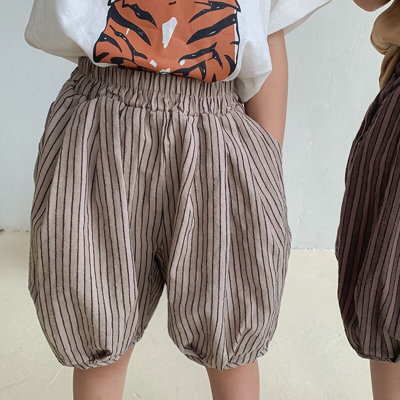 HAYANA – pantalon d'été pour enfants de 1 à 6 ans, ample, à rayures verticales, pour garçons et filles, vêtements décontractés, 2022: light color / 2T