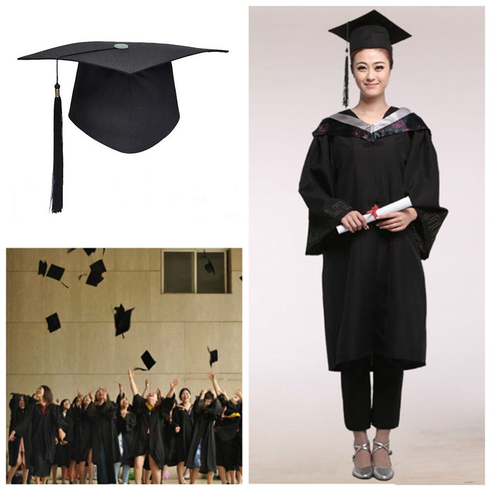 Adult Bachelor Graduation Caps with Tassels for Gr... – Vicedeal