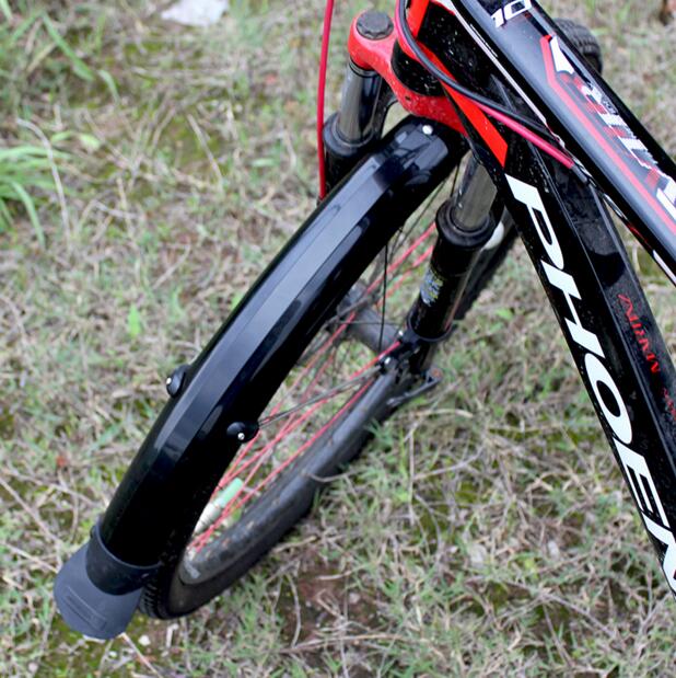 Guardabarros de bicicleta de montaña de 26 pulgadas, accesorios de plástico para guardabarros delanteros y traseros