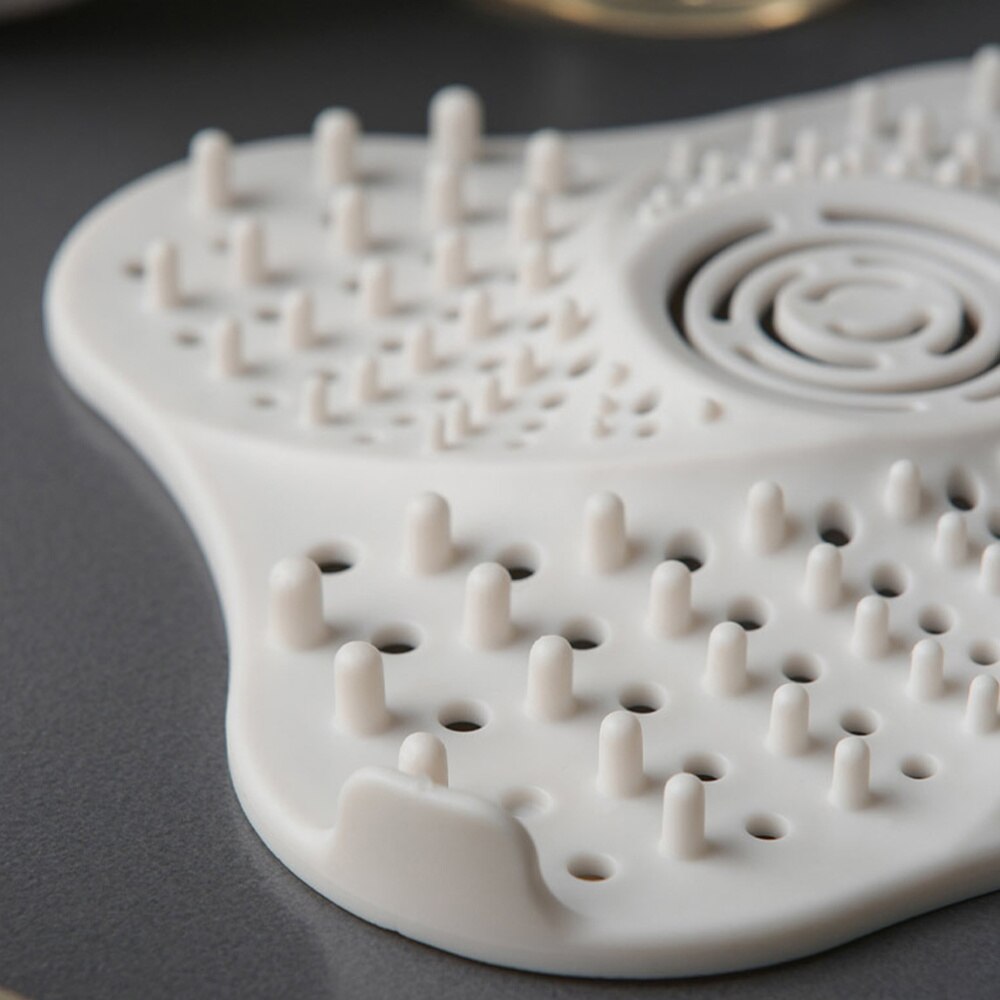 3 Pcs Kitchen Sink Strainer Hair Catcher Bathroom Shower Sink Stopper Drain Cover Hair Trap (Blue)