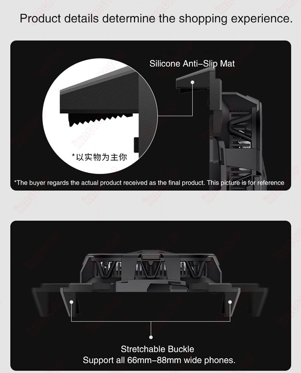 Nubia – ventilateur de refroidissement RedMagic 6 Pro pour téléphone portable, pour Android et iOS