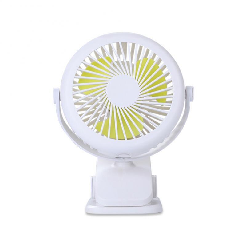 Draagbare 360 Graden Rotatie Clip Fan Battery Operated Clip Op Desk Usb Elektrische Oplaadbare Fan Voor Kinderwagen Bureau: 02