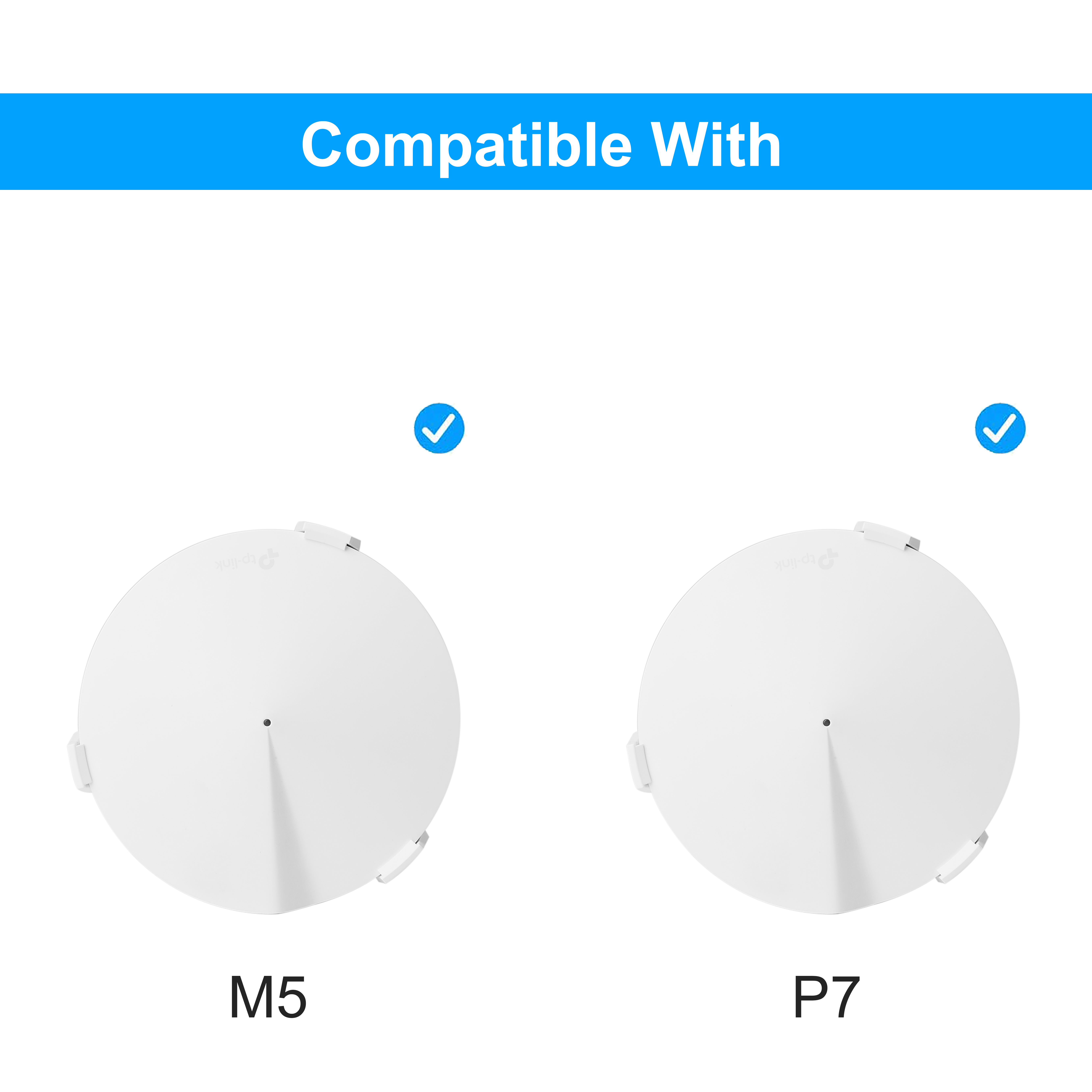 Wall Mount Voor Tp-Link Deco M5/P7 Hele Huis Mesh Wifi Systeem, vhb Tape Tp Link Deco M5/P7 Houder Wifi Router Plank Geen Boren