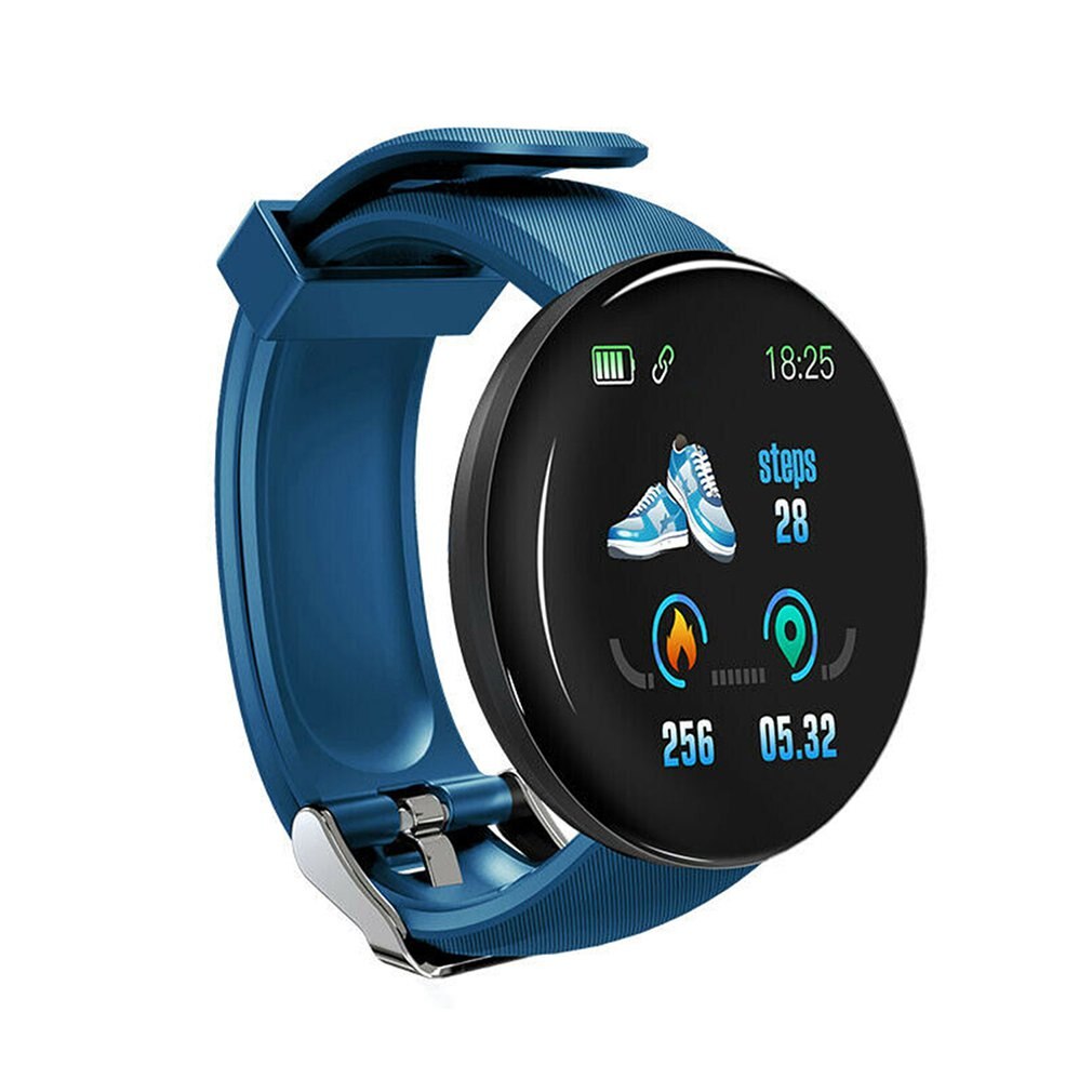 Bt4.0 slimme horloges met hartslagmeter, waterdichte armband, 1.3 inch tft-kleurenscherm, fitnesssmartwatch