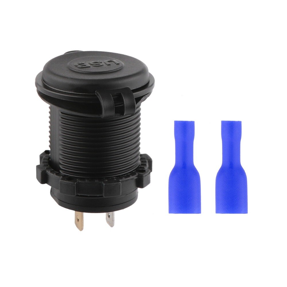 12V-24V Car USB Charger 3.1A for Motorcycle Auto Truck ATV Boat LED Light Dual USB Socket Charger Power Adapter Outlet Power