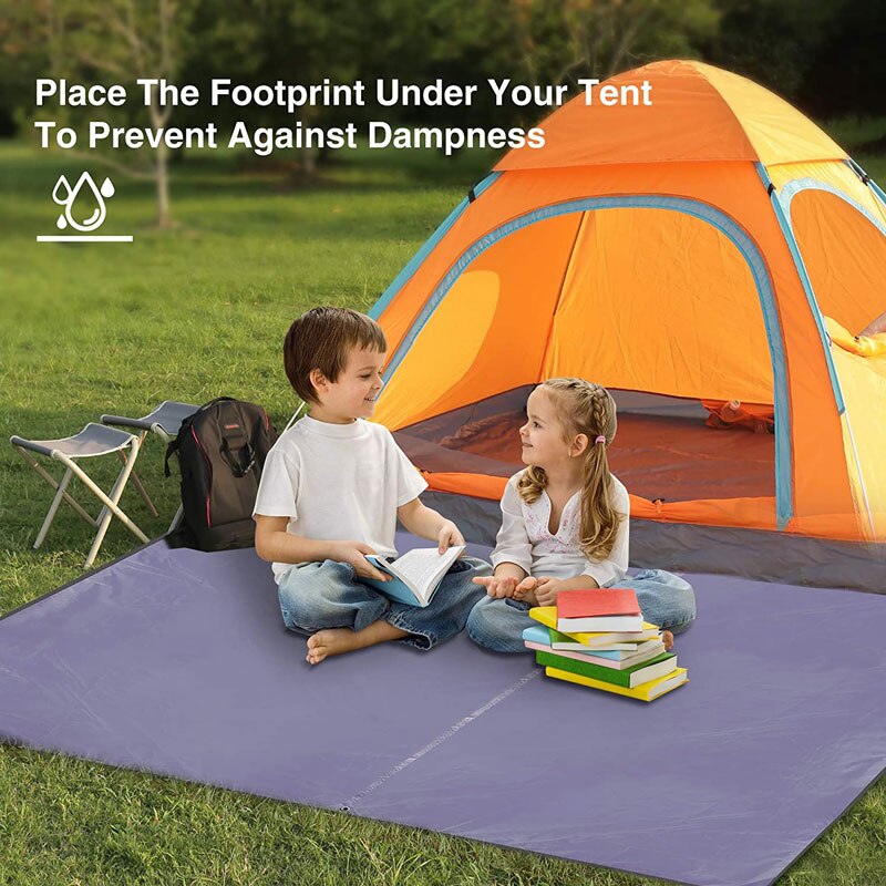 Lona impermeable para acampar, ultraligera esterilla de bolsillo de Picnic, gruesa, para suelo de tienda al aire libre, portátil, para viajes, senderismo y Camping