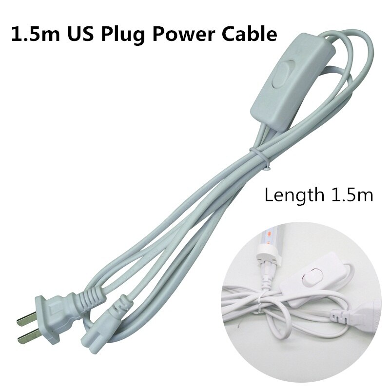 Reblue kasvaa valo eu us plug virtajohto kasvaa lamppu liitäntäkaapelit