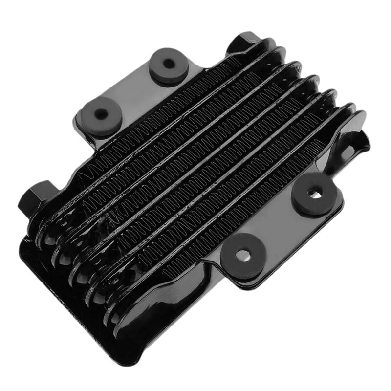 Enfriador de aceite de motor para motocicleta radiador de refrigeración 65Ml aluminio negro para motocicleta 100CC-250CC moto de cross ATV