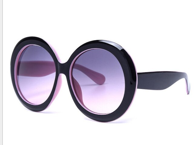 YUMOMO Vintage Big Oversized Round Sunglasses for Women Black Green Frame Eyewear Retro Sun Glasses Female Shades UV400: 6