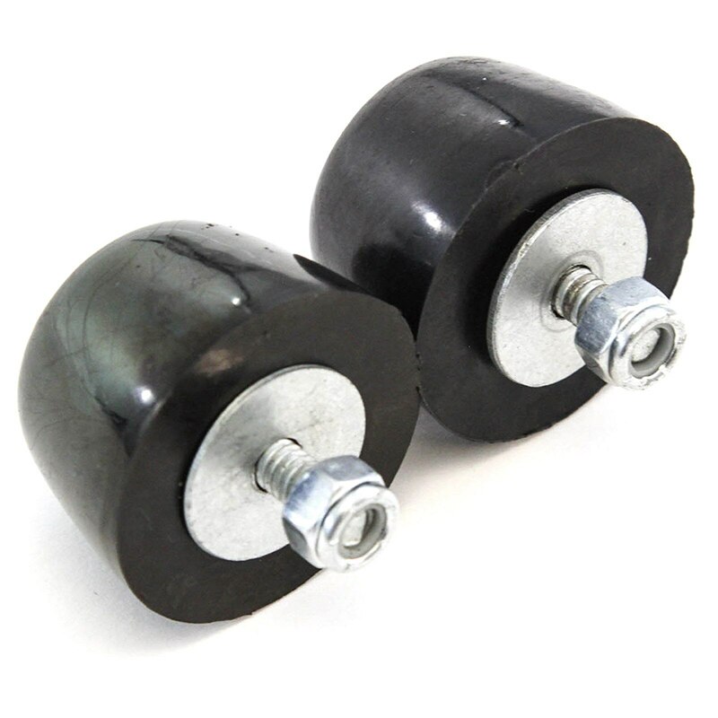 2 stuks voor jeep wrangler  jk 1987 zwarte rubberen bumperkussen motorkapstootblok