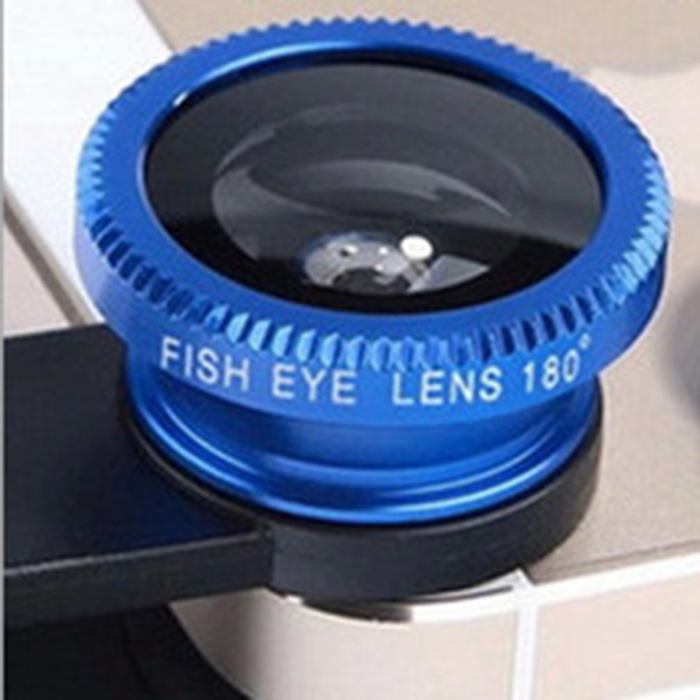 Duurzaam Universele 3 In 1 Mobiele Telefoon Lenzen Fish Eye Smartphone Groothoek Macro Camera Celular Lens Kit