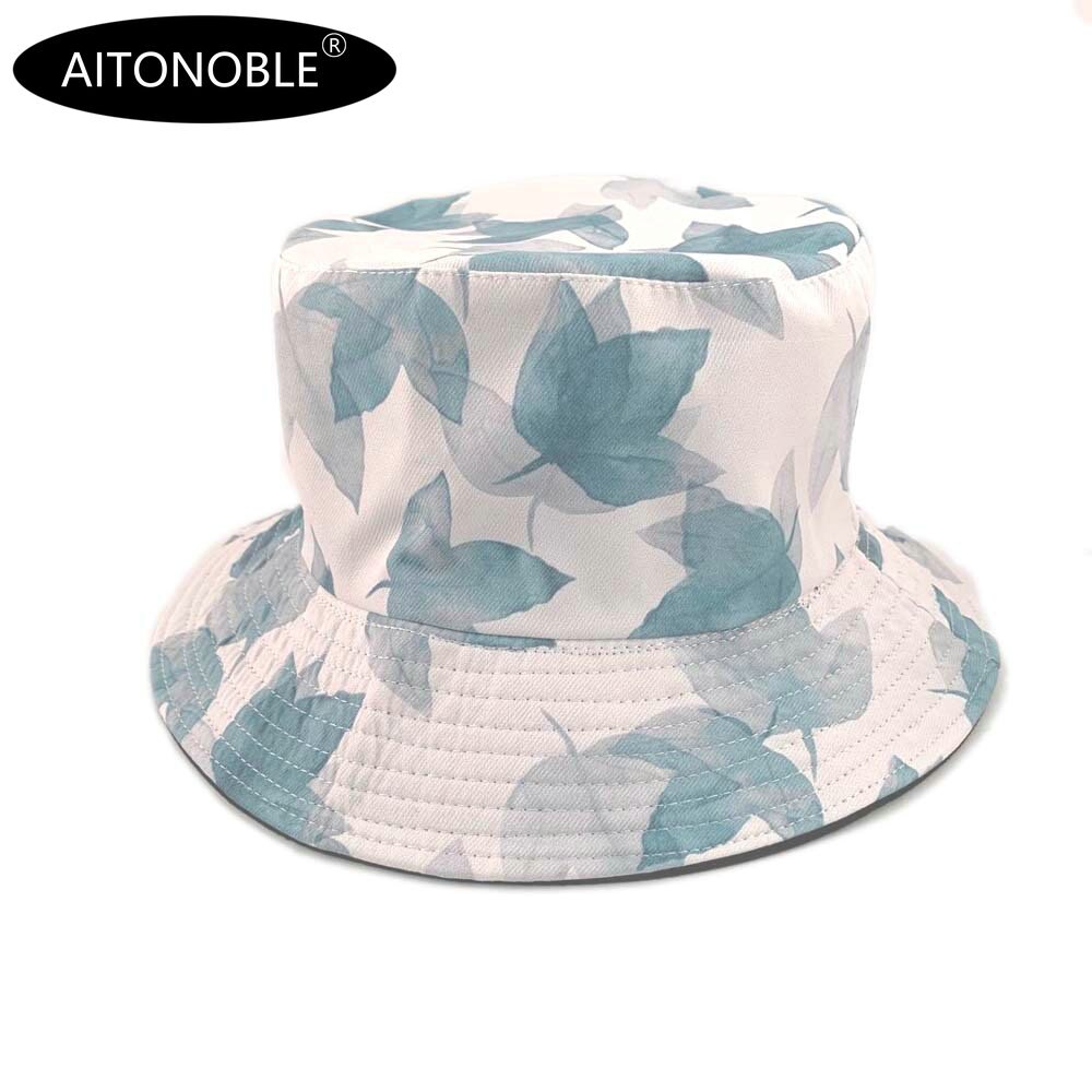 Aitonoble-Sombrero de cubo para niña, sombrero de sol de playa para deportes al aire libre, gorros de playa de viaje, gorras de pescador, gorro de Hip Hop, novedad de: 537-4