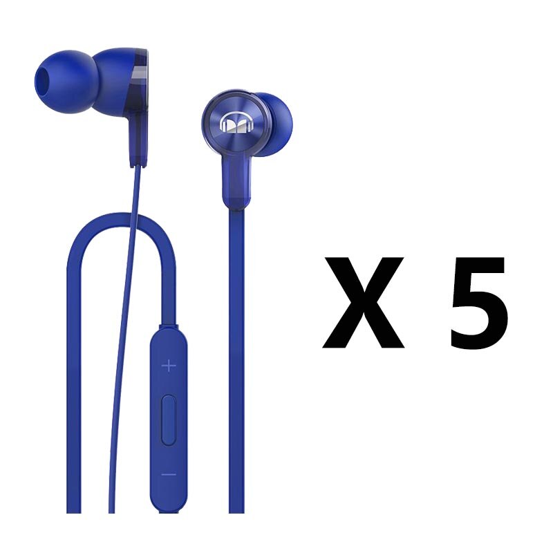 Auriculares originales Honor AM15 3,5mm en la oreja con Control remoto y micrófono longitud de Control de cable 1,2 m: 5 peices pack