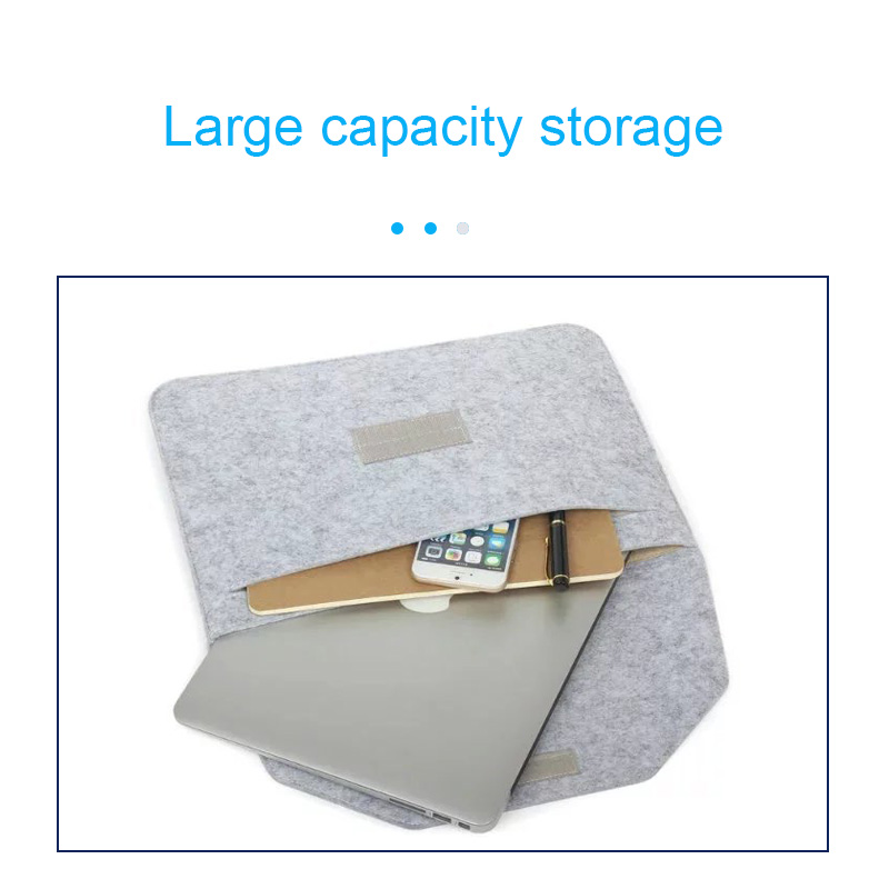 laptop Bag Soft Bussiness Wood Felt Sleeve Bag Case For Apple Macbook Air Pro Retina 11 12 13 15 Laptop for Mac book 13.3 inch