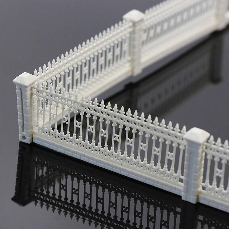 Fence Wall Model Garden Hedge Railing Fence Model for Sand Tables Model Train Railway Building Model Accessories D6