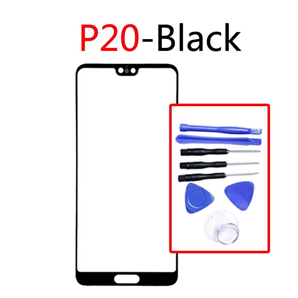 For Huawei P20 P20Pro Touch Screen Sensor LCD Display Digitizer Front outer Glass For P20 Pro P20 Plus Touchscreen Replacement: P20-Black-With tool