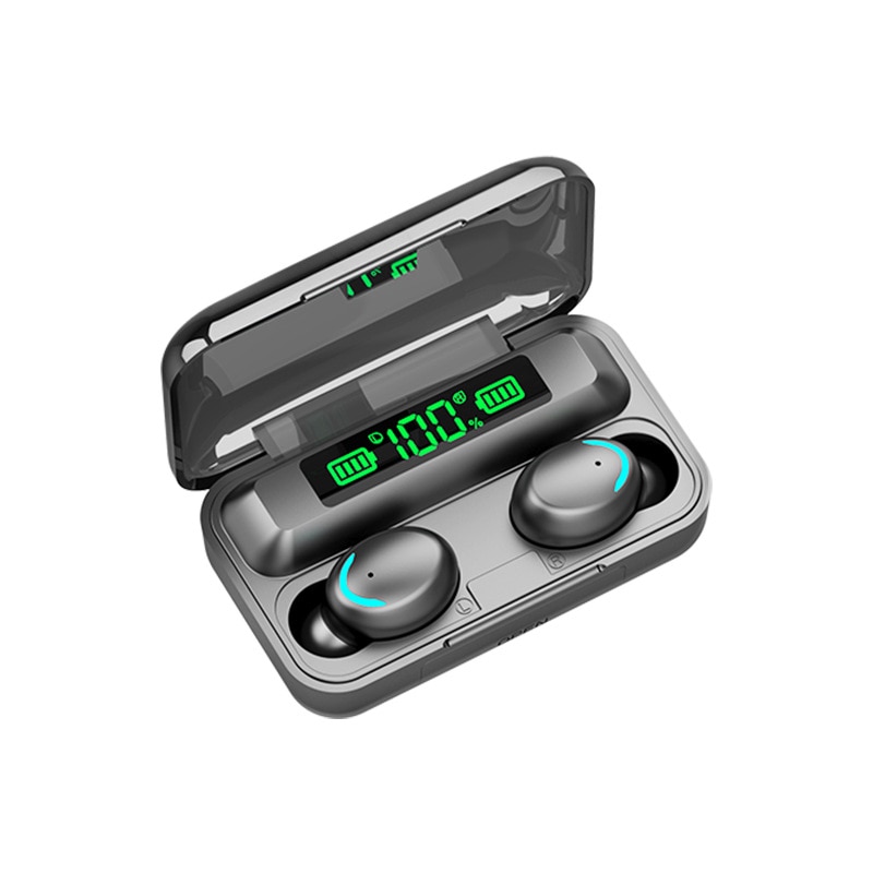 High Bass Earbud Wireless Bluetooth Eearphone Earphon TWS Earbuds Headset Ecouteur Handfree Nnoise Cancelling Power Bank: F9-5 TWS EARBUDS