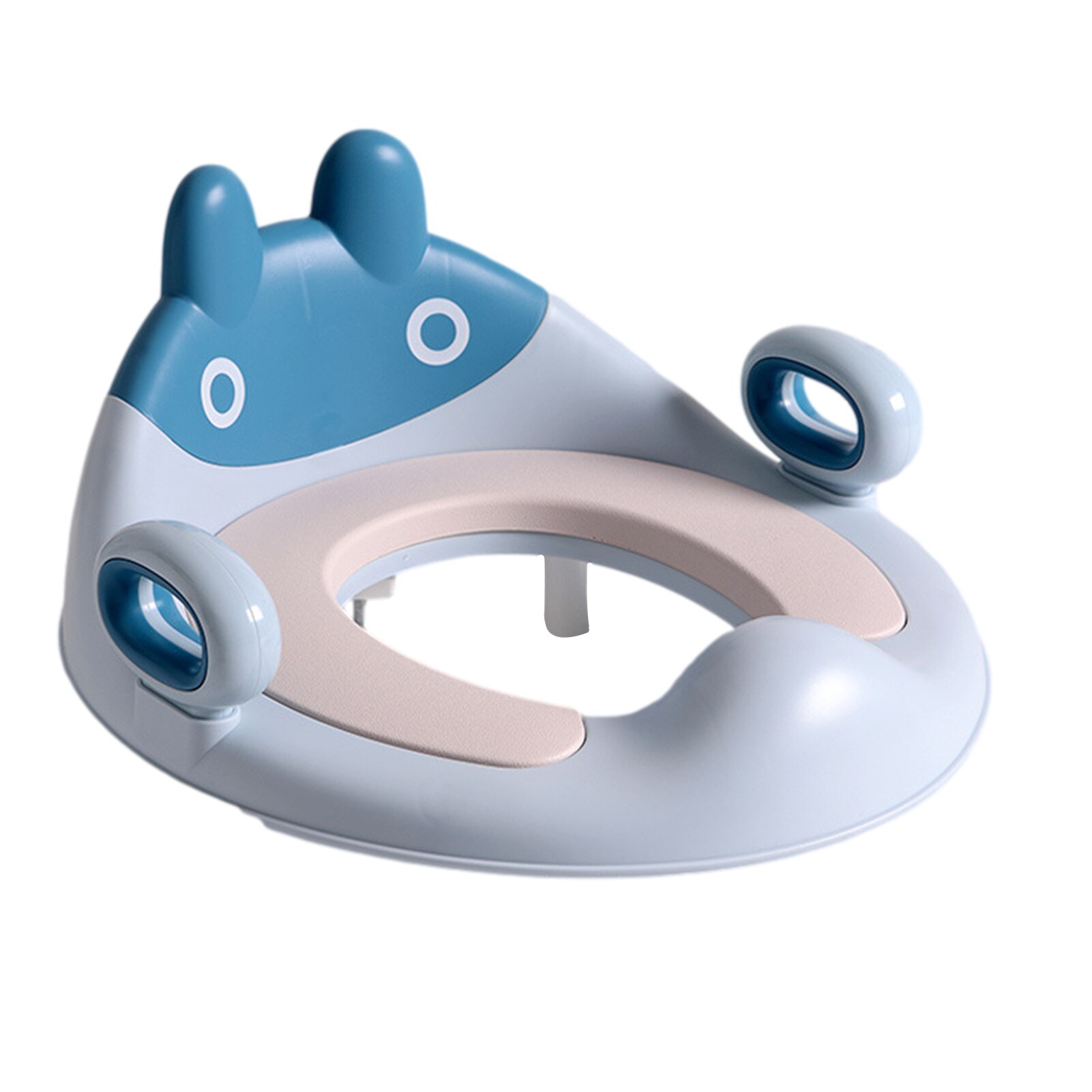 Baby Potty Training Toilet Seat Accessories Toddler Splash-Guard Toilet Kids Training Seat Double Anti-Slip Splash Guard: Blue