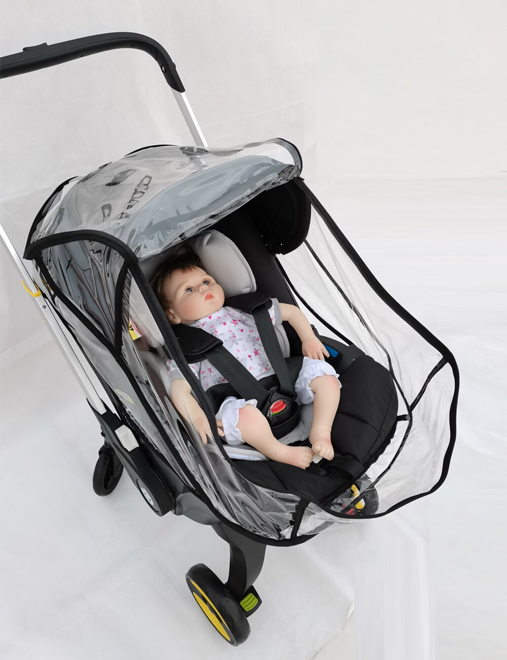 Housse de pluie imperméable pour poussette Foofoo et Doona,habillage contre la pluie, accessoires de landau de bébé,