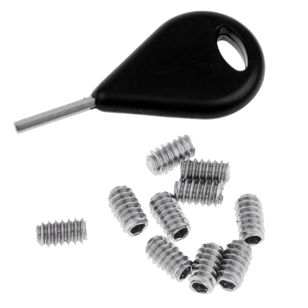 Protable 10Stck Edelstahl roden Schrauben und Surfbrett Flosse Schlüssel Surfen Gremium Ersatz Finkey Longboard Zubehör