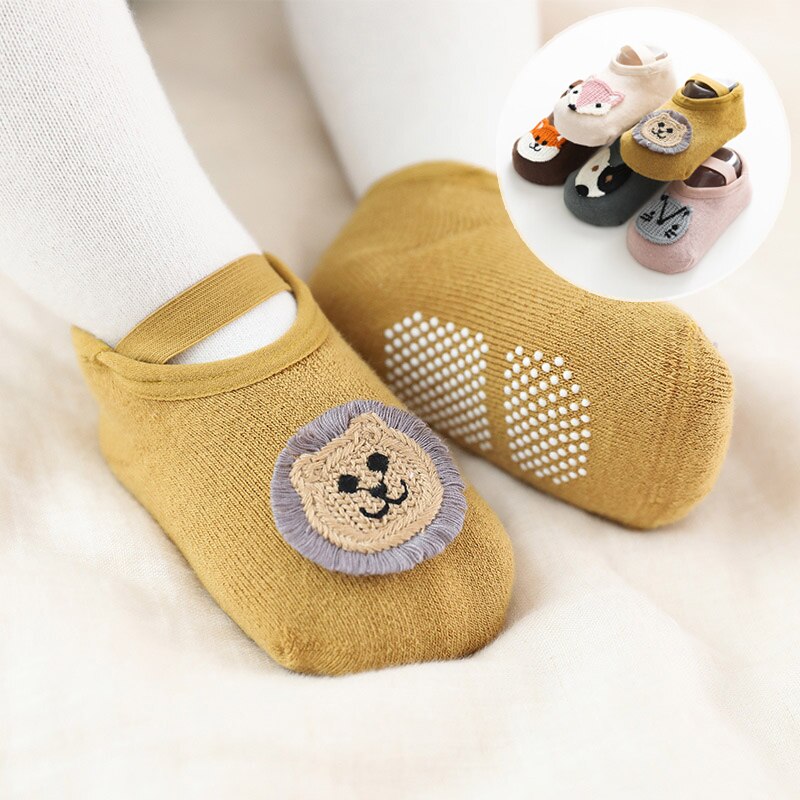 Cute Cartoon Baby Socks Thick Warm Kids Girl Boy Autumn Winter Socks Anti Slip Soft Cotton Infant Toddler Short Floor Socks