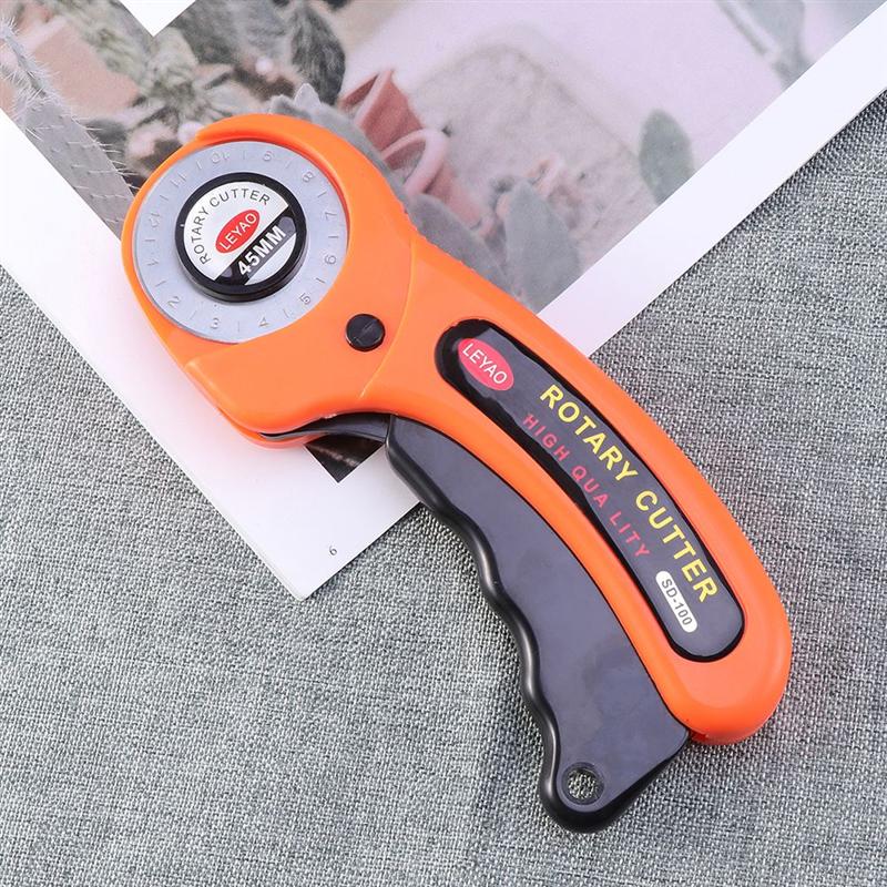 10Pcs 45mm Rotary Cutter Replacement Blades Cloth Circular Cutting Blades Sewing Cutter Silver