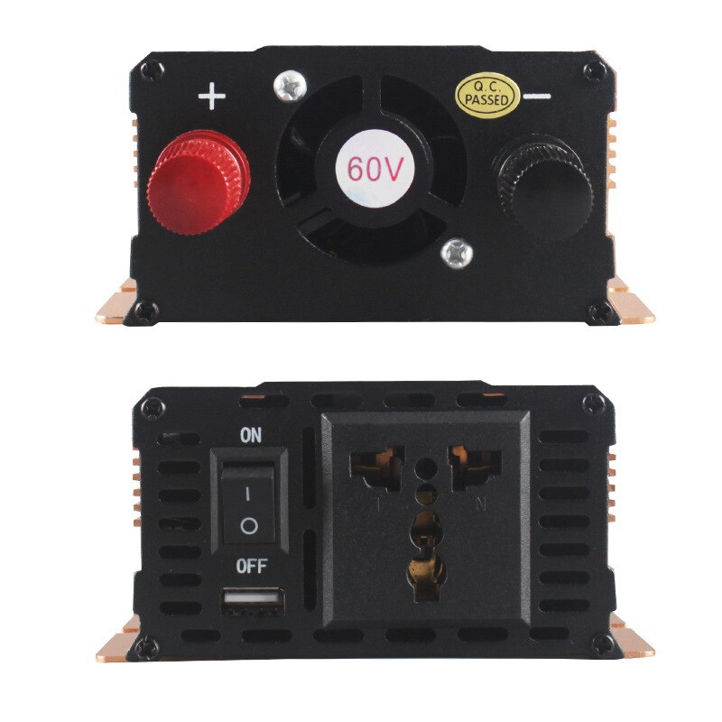 Auto multi-funktion Wandler Reine Sinus welle Energie Wandler DC 12V/24V zu AC 220V 500W/1200W spannung konverter Auto Solar- Wandler