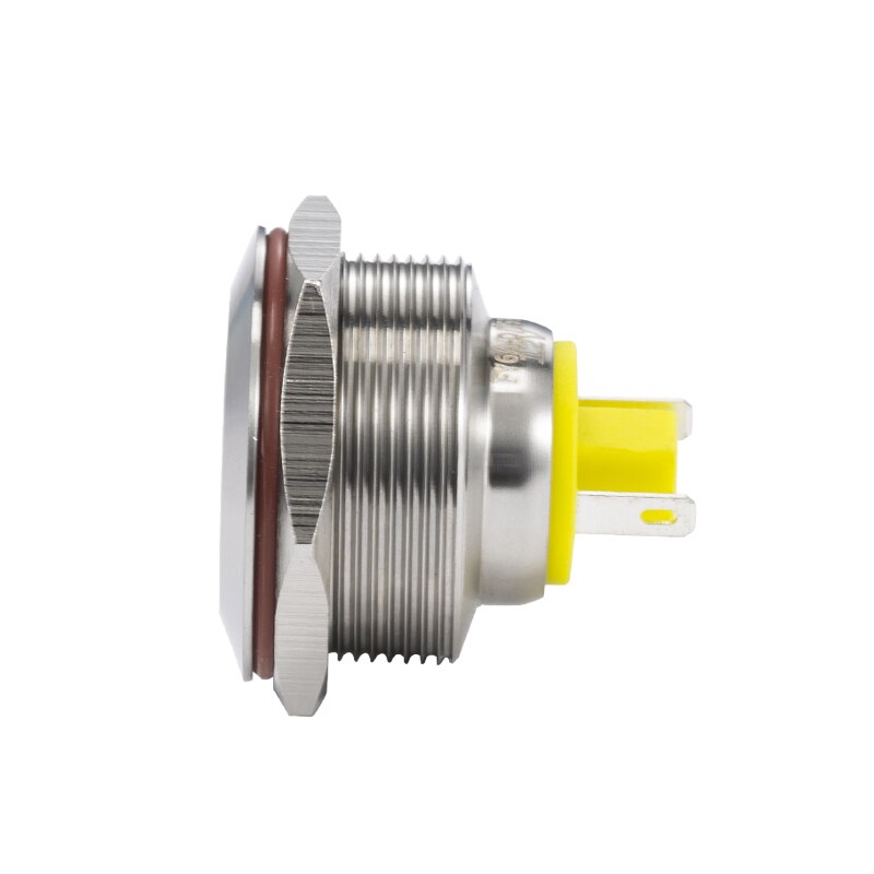 Illuminate Signal Light 25mm Waterproof Metal Indicator Light Stainless Steel 6v 12v 220v Led Pilot Signal Lamp with Wire