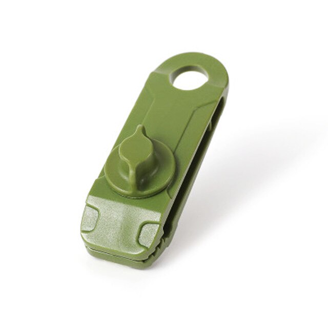 Clips de lona de alta resistencia, abrazadera de agarre de bloqueo, Clip de cable para toldo, sujetadores de tienda de piscina, soporte de Clips de alta resistencia, abrazadera de cubierta de protección de ráfaga: Verde